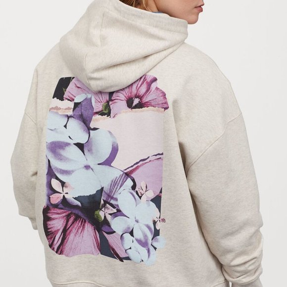 Helena Christensen X H&M Printed Hoodie XL - Picture 3 of 14